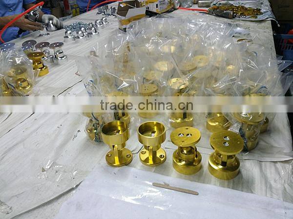 stainless steel handrail accessories /stairs handrail fittings /indoor wooden staircase