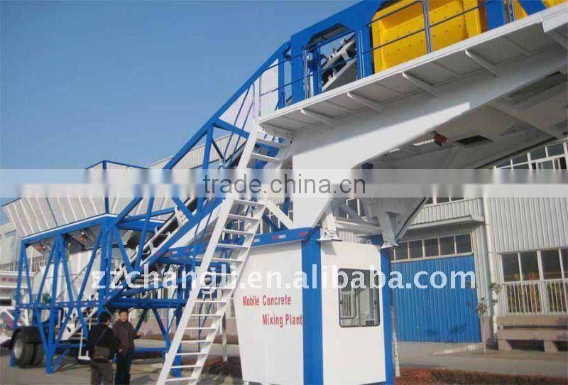 YHZS 30 Mobile Concrete Mixing Plant Mobile Concrete Batching Plant