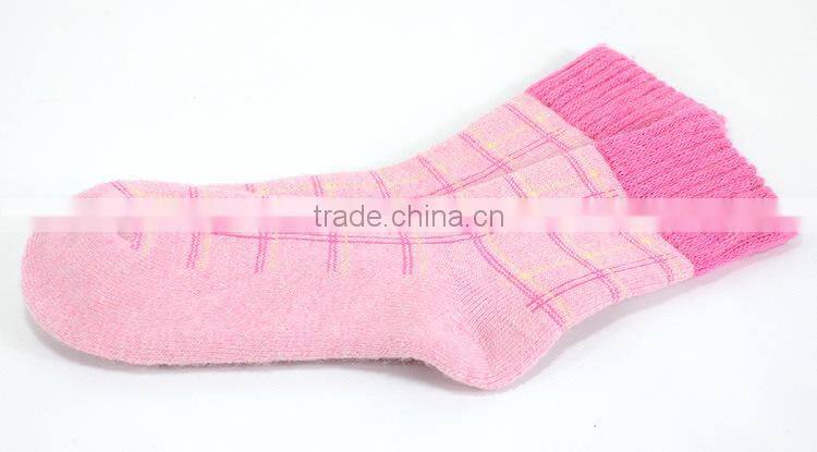 Thick warm winter colorful wool socks terry socks cashmere socks square Granada towel china socks factory