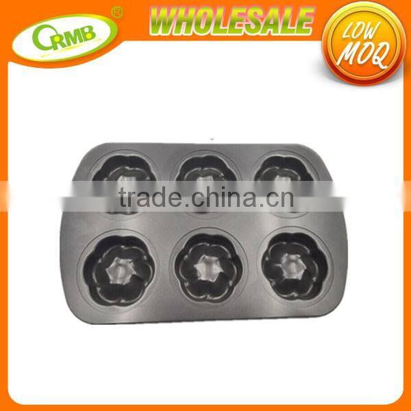 6 Cups flower Pan Cake Mold Bakeware Ovenware