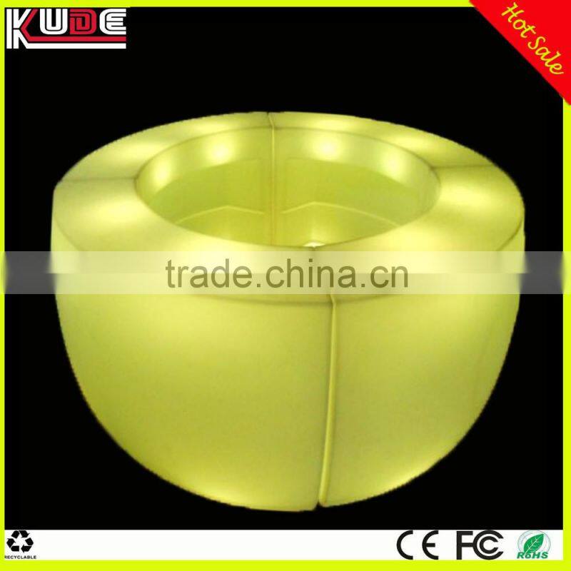 Event used illuminated LED circle bar counter with remote control colorful