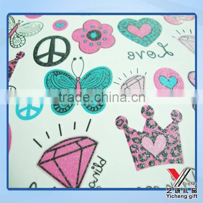 2015 Custom Water Transfer Flag Body Tattoo Sticker