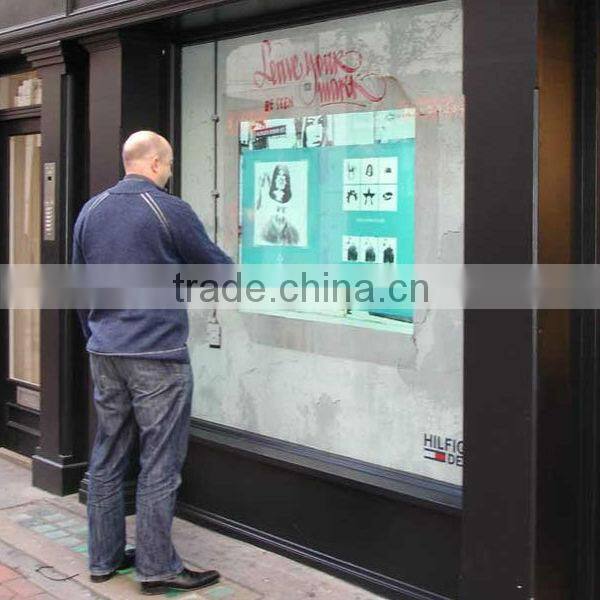 Chariot diy rear projection screen for shop window display shop mall advertising store exhibition