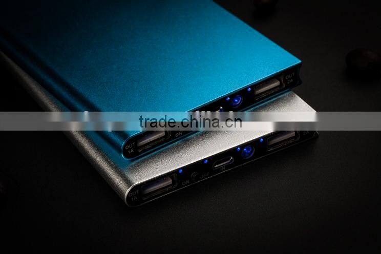 Super Quality Ultra Thin Super Slim Power Bank 12000mah Battery