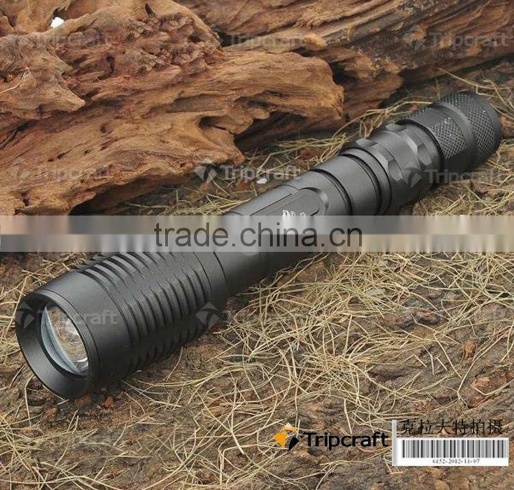 Trustfire XM-L T6 1600LM Z6 / Z5 5 Mode LED Flashlight torch Adjustable Focus Torch 1600 Lumens