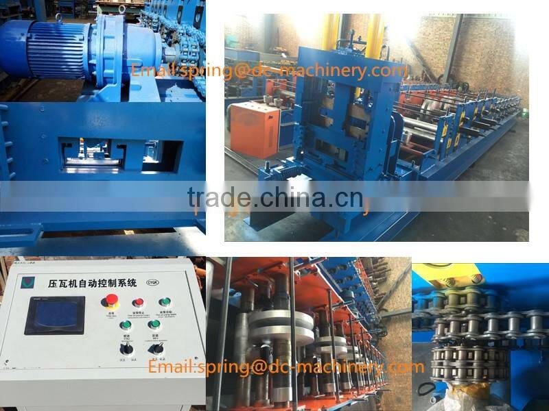 European standard hydraulic c shape purlin roll forming machine
