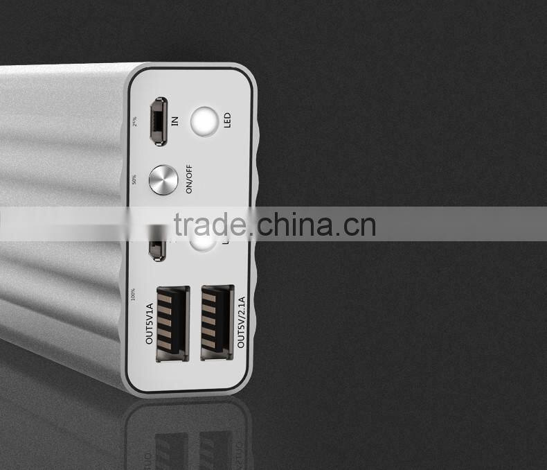 2015 Factory price rohs battery external rechargeable backup portable power bank charger