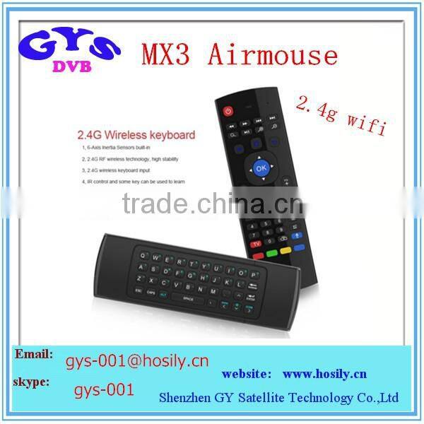 Fly Air Mouse Wireless Keyboard 2.4GHz Qwerty Remote M8 MX3 & more Android KODI
