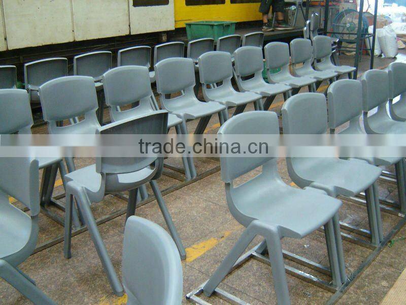 bright color plastic chairs
