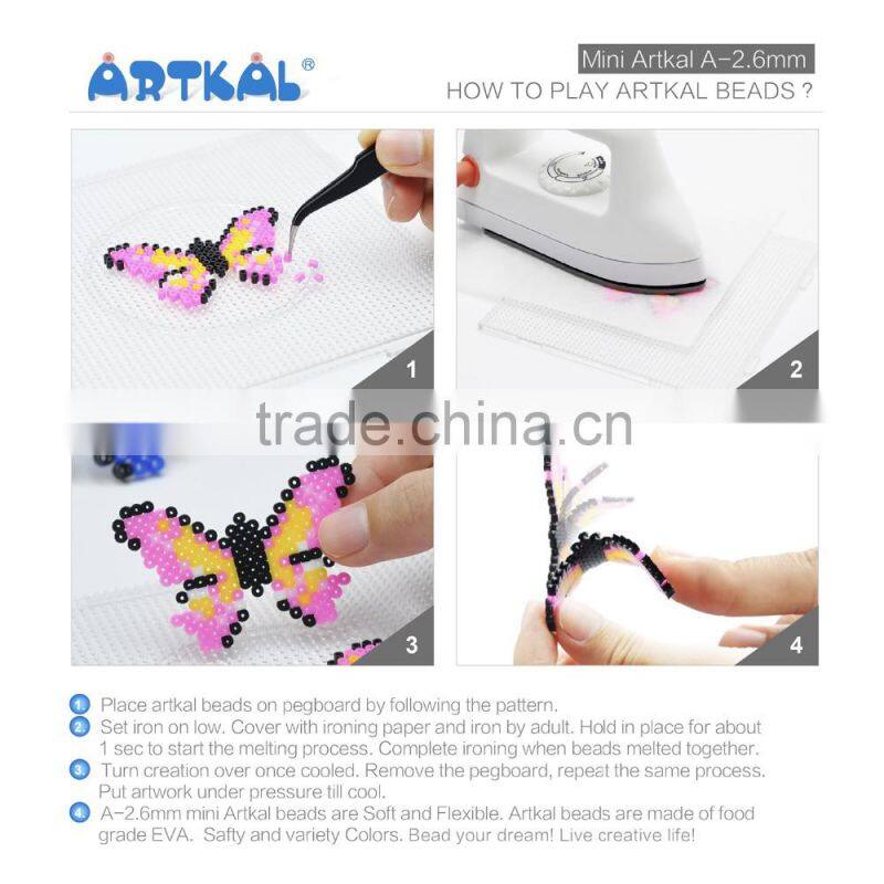 Artkal Beads 36 Colors Box Kit CA36 Mini 2.6mm perler Beads