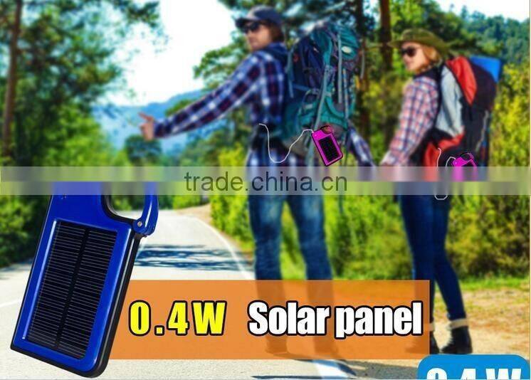4000mah portable solar mobile phone charger