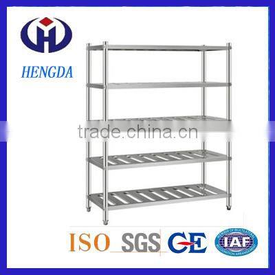 Metal Kitchen Storage Shelf Rack 5 Tier Stainless Steel