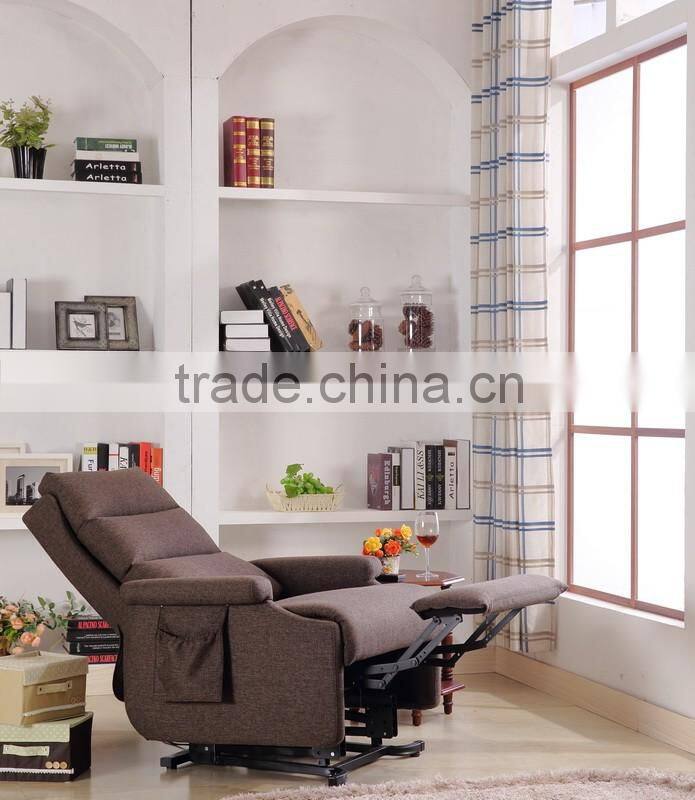 2016 modern and fashion European style fabric power lift chair for disable people