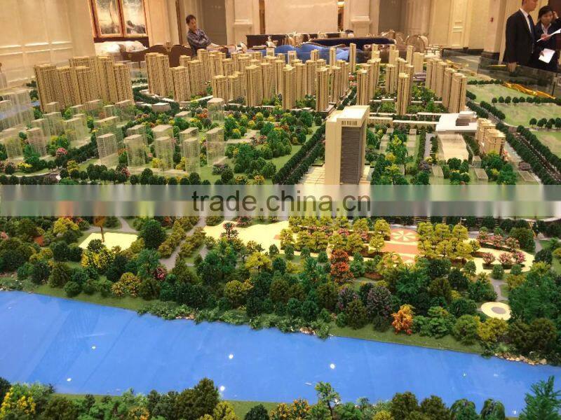 3d miniature architectural scale models maker from China/SH building scale model making company