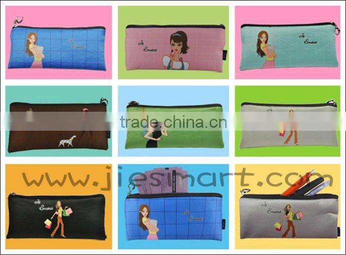 JSMART student lovefoto deep blue pencil bag MOQ FREE