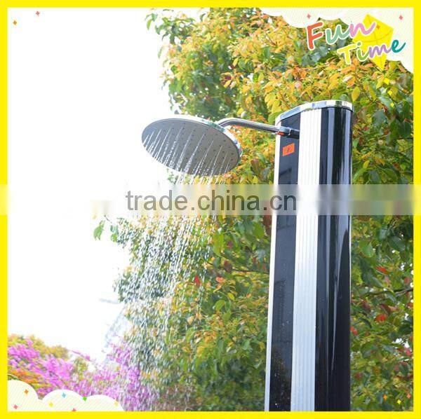 20L Swimming Pool Equipment Straight Solar Shower w/ PVC Body P2601 Round Outdoor Garden Shower PVC Outdoor Shower