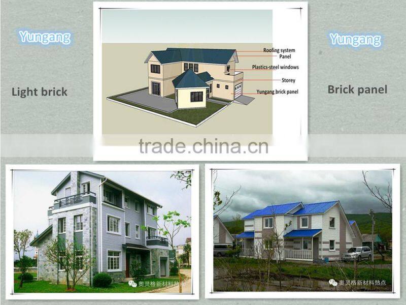 light weight flexible brick panel