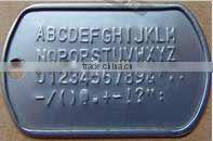 Manual metal dog tag embossing machine