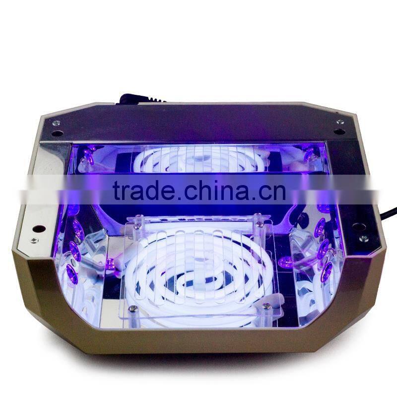 CCFL led UV nail lamp 36w Gel Curing Cure Lamp Timer Dryer Nail Polish Tools