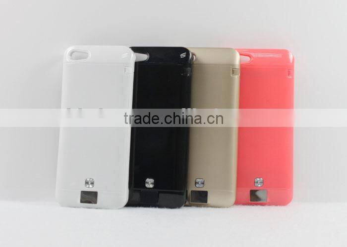 for iphone 5 Battery charger 2200 Mah Aluminum Metal External Backup