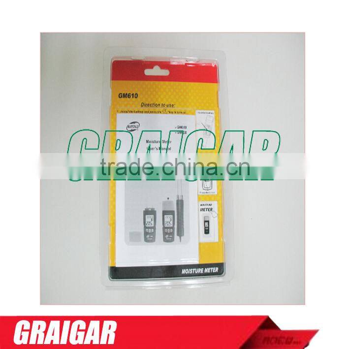Wood Moisture Meter GM610 *Measuring Range:2~40%/50%/60%/70% *Resolution:0.5%
