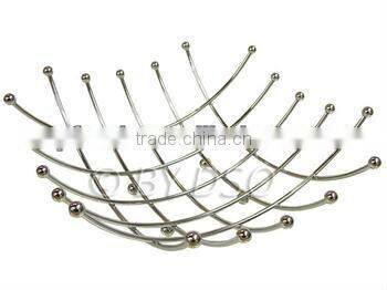 square metal wire fruit basket