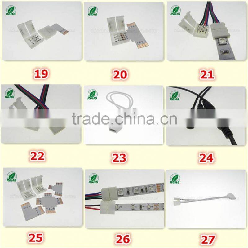 3528 strip light connector with wire leads