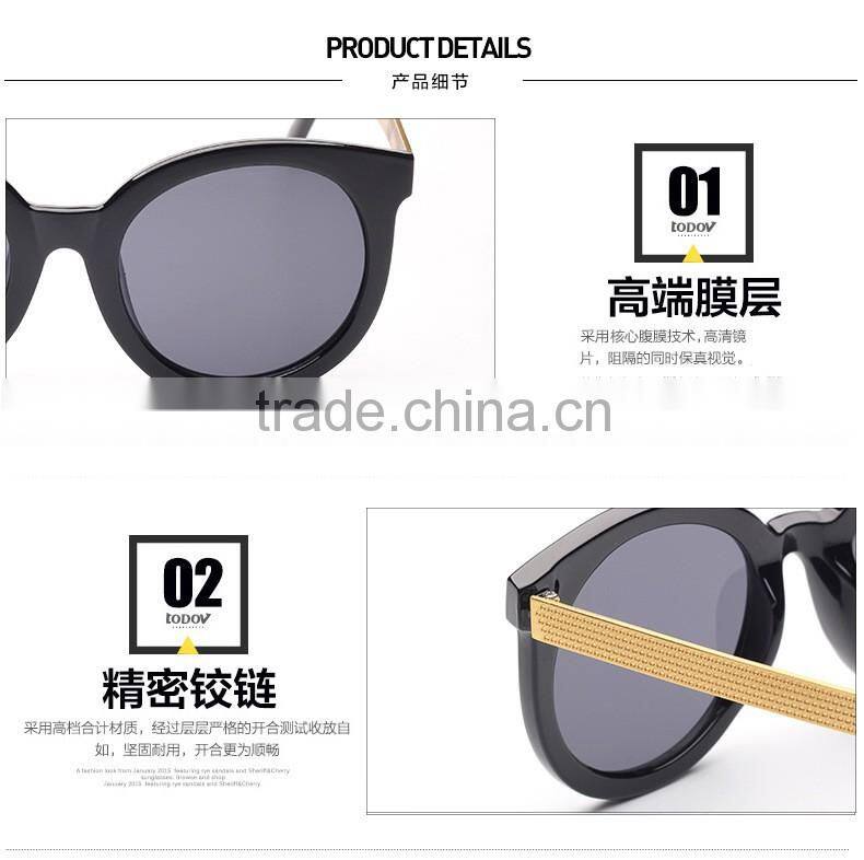 Wholesale Fashion Women's retro round sunglasses