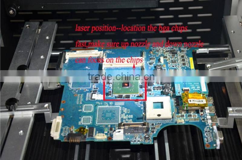 Hot sale WDS-650 bga vga repair machine for laptop motherboard 3 independent heating Infrared BGA Rework Station