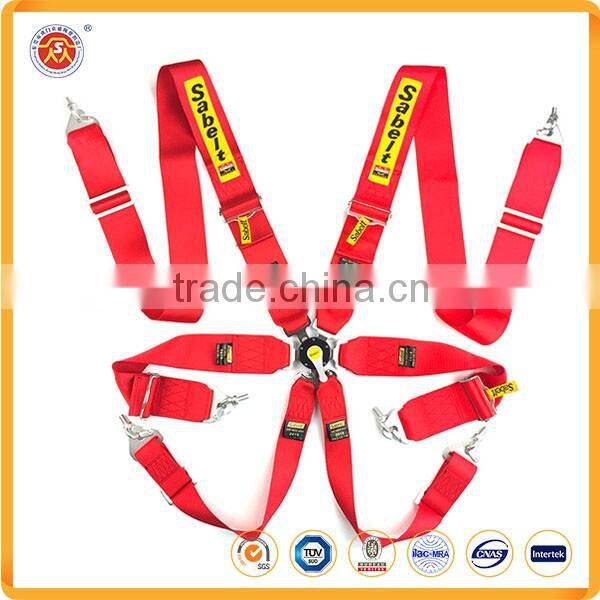 Auto friend 4 points safety belt with quick release harness