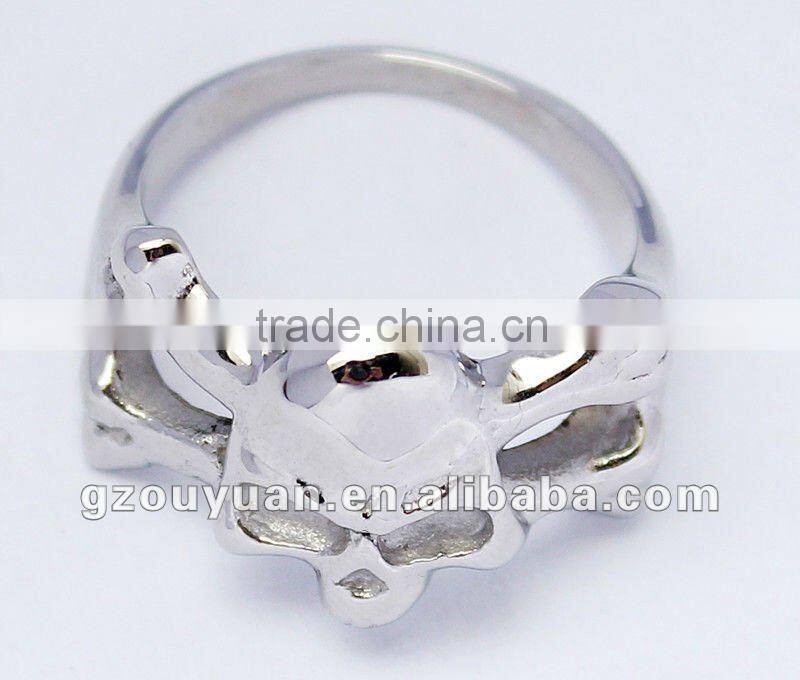 New Popular Sell 316 L Stainless Steel Cross Ring