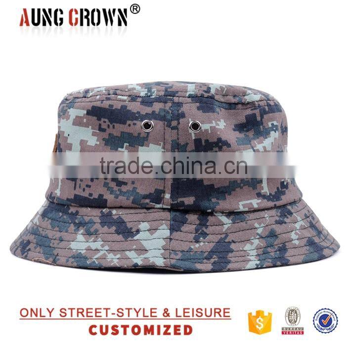 OEM Wholesale Custom Camo Bucket Cap/Hat