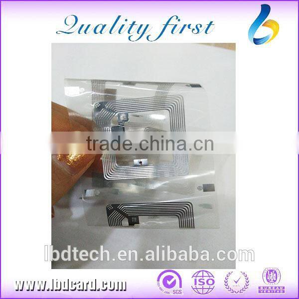 Factory 5*5 or 4*8 MIFARE 1K 13.56MHZ HF RFID Inlay/ Dry Inlay