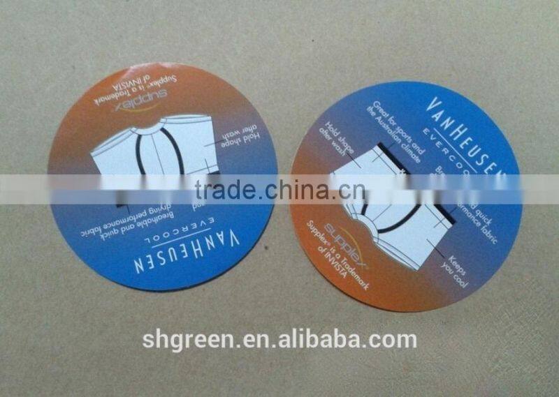 Safe paper sticker for cosmetics