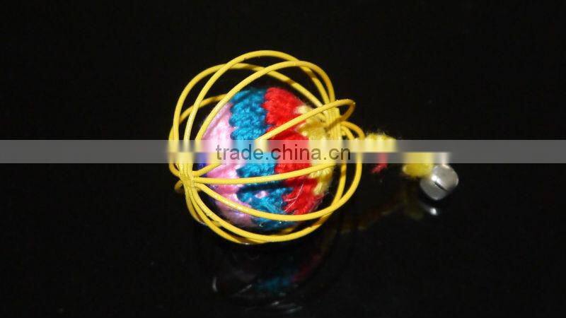 metal cat ball toy