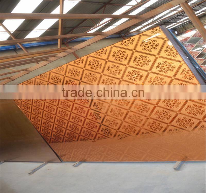 TV bedroom back ground wall glass