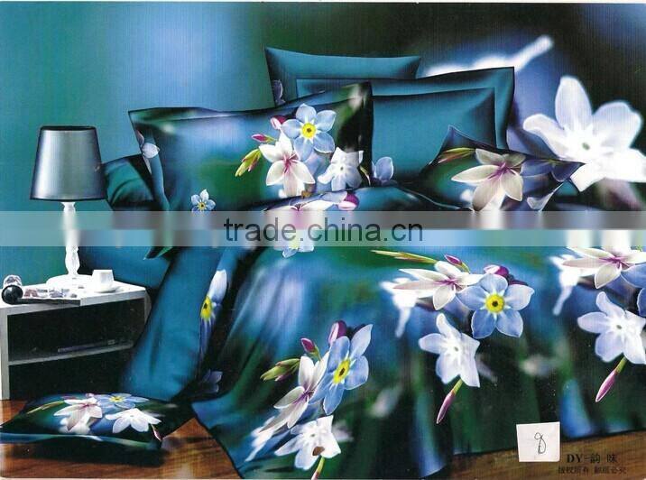 2016 sales high quality 100% polyester pinted brushed fabric for bedsheet of china