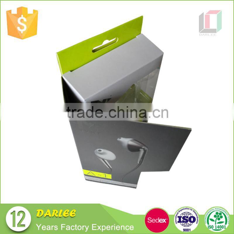 Manufacturer high quality headset blister packaging box with magnetic closure