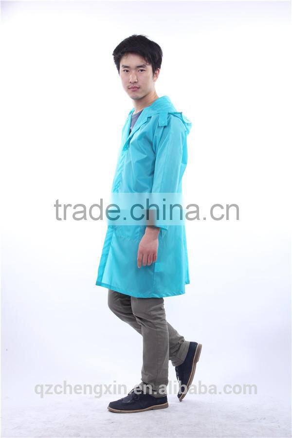 transparent mens pvc raincoat