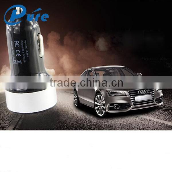 factory sale mobile phone charger DC 5V 2.4A 2 USB port mobile phone car charger accept OEM