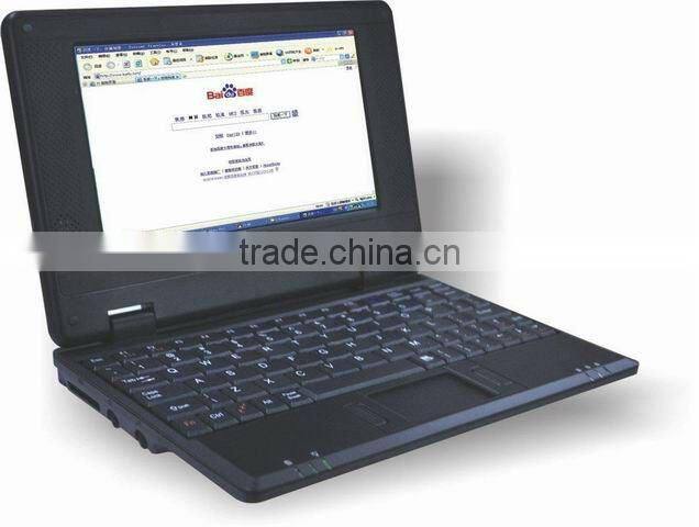 Mini Laptop with CPU WM8502 and 5 colors 7 Inch screen Hot sale