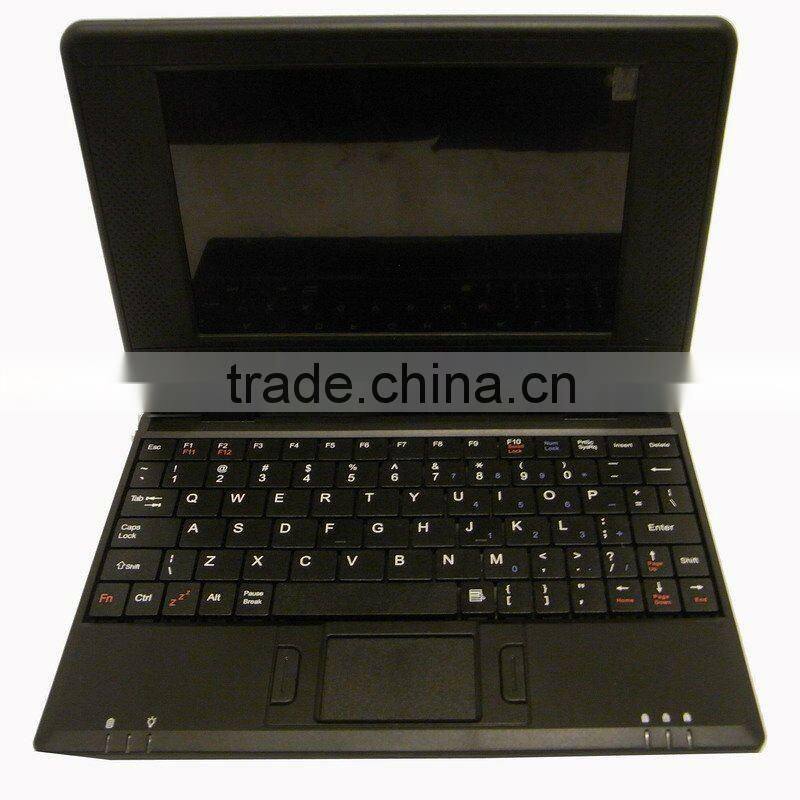 Mini Laptop with CPU WM8502 and 5 colors 7 Inch screen Hot sale