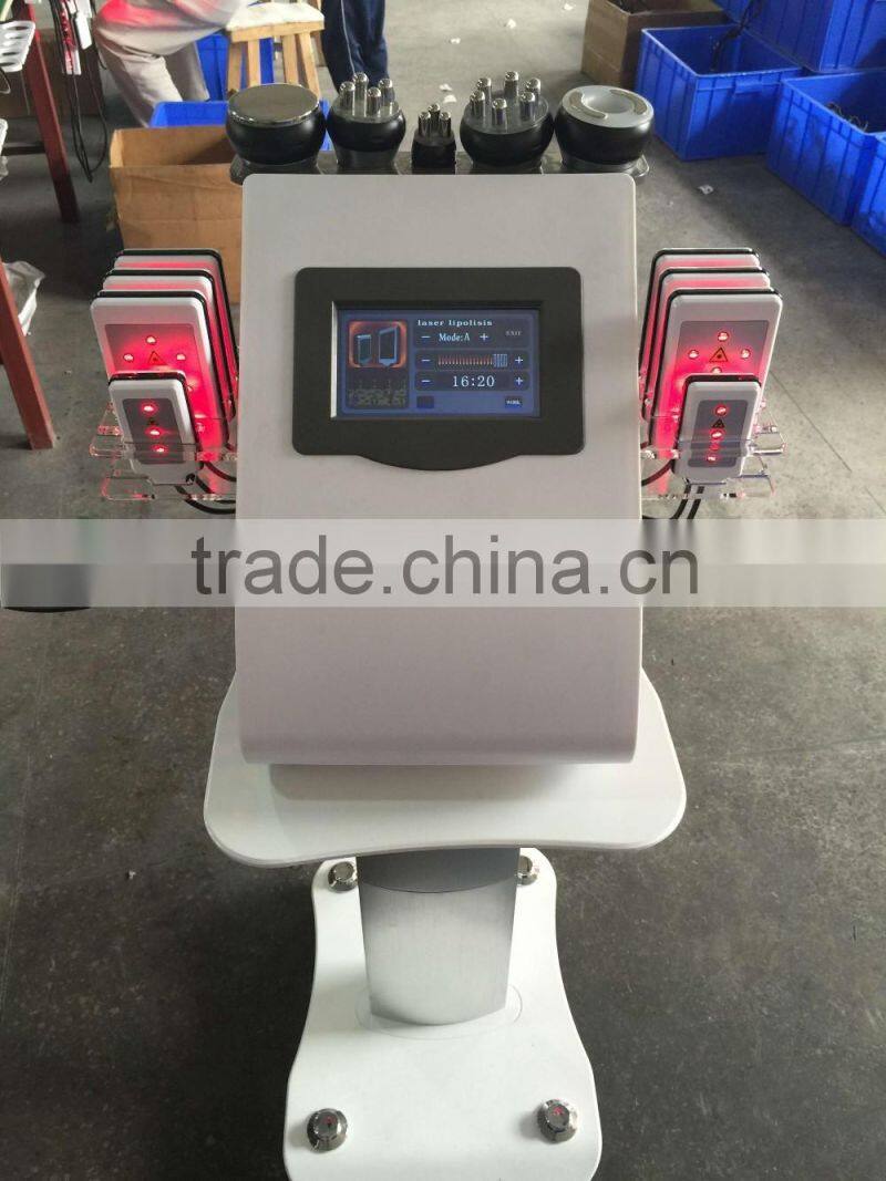 Cavitation RF Laser Lipolaser Slimming Machine
