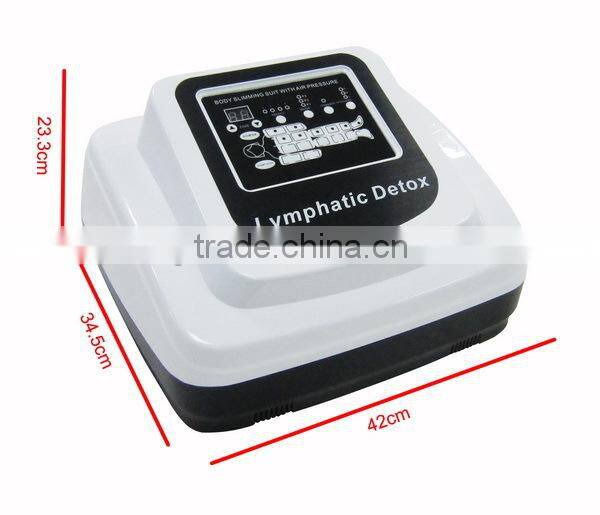 Hot sale ultrasonic welding 36v safty voltage far infrared air pressotherapy lymphatic drainage machine