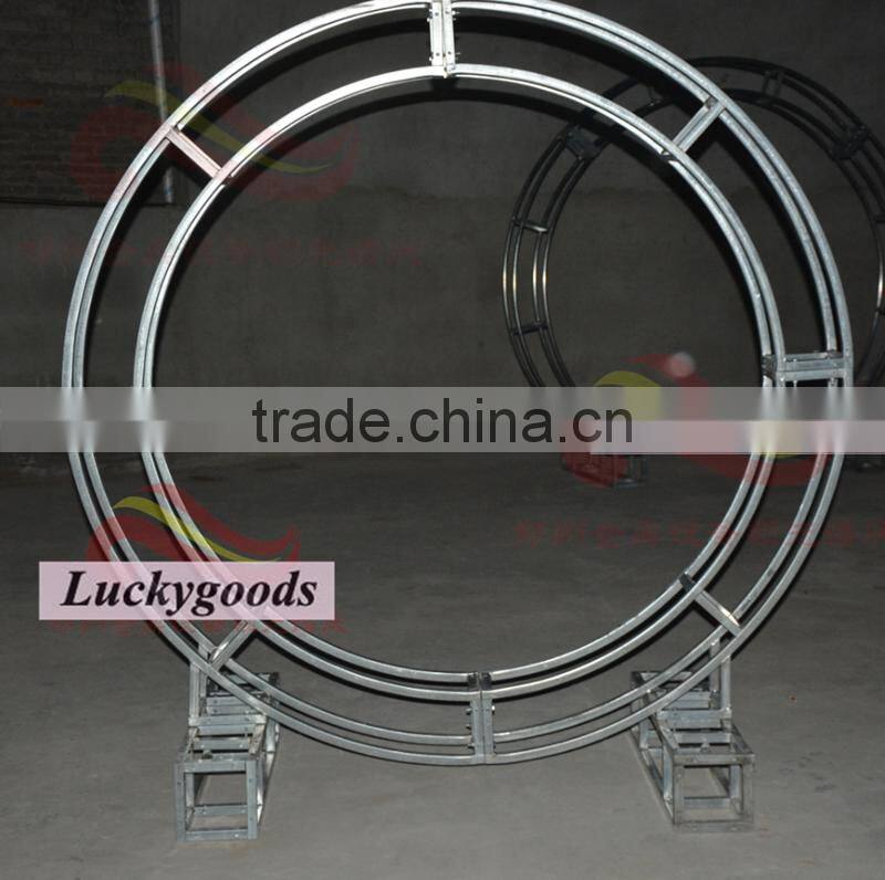 LDJ452 bulk round strong metal arch wedding garden arch