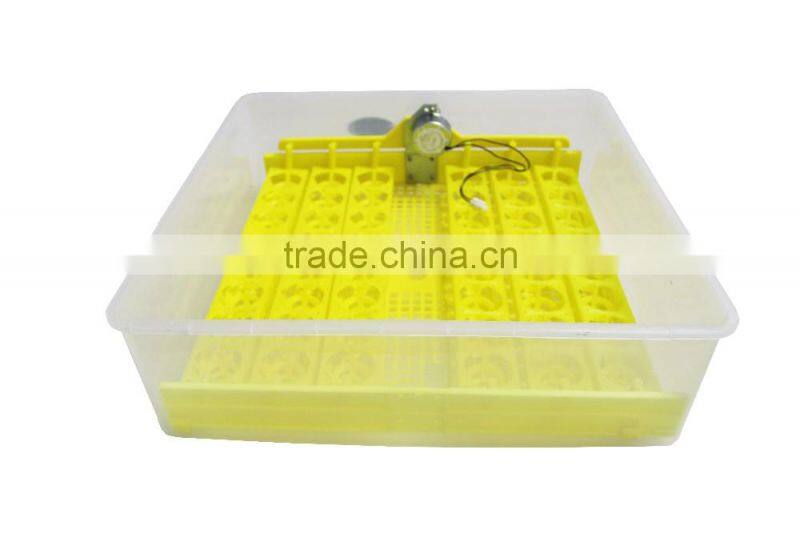High hatching rate 48pcs mini egg incubator with tester