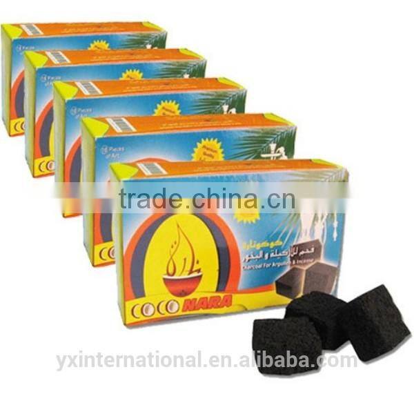 2017cube 2.5*2.5*1.5cm smokeless cuban charcoal