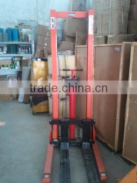 Manual Hydraulic Stacker hot sales cheap price Structural durability Manual Hydraulic Stacker pallet forklifts