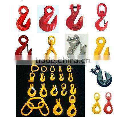 Steel T hook chain assembly