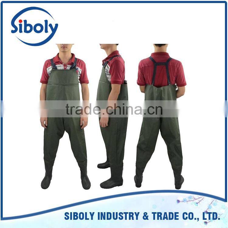 cheap custom made 100% water proof fishermen pvc working clothing
